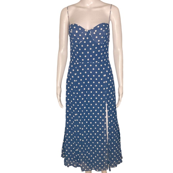 NWT Reformation Juliette Lazuli Print Dress - Sz 6 - Picture 3 of 11